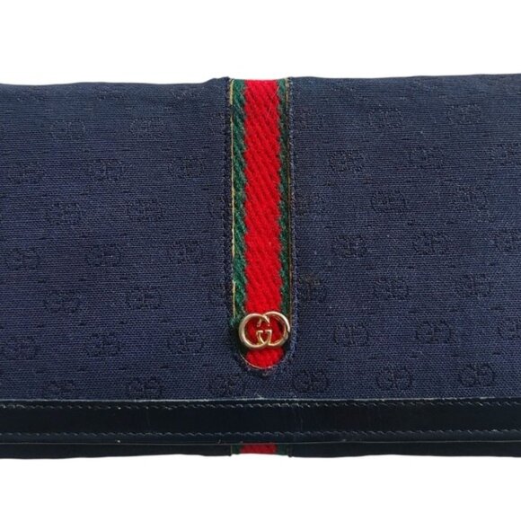 Gucci Anniversary Collection Micro GG Mini Trifold Wallet Vintage - Picture 2 of 12